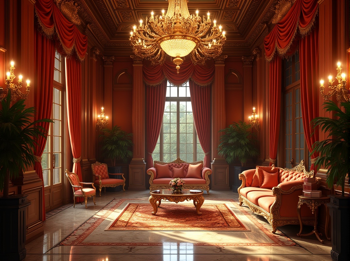 Prompt: Luxurious interior, opulent bank setting, Baroque style fabrics, intricate golden embroidery, heavy drapery, velvety smooth texture, ornate wooden furniture, carved details, grand chandelier, soft warm lighting, rich jewel-toned colors, regal atmosphere, majestic columns, marble floors, exquisite patterns, elaborate designs, 3/4 composition, shallow depth of field, cinematic feel, high-contrast lighting.