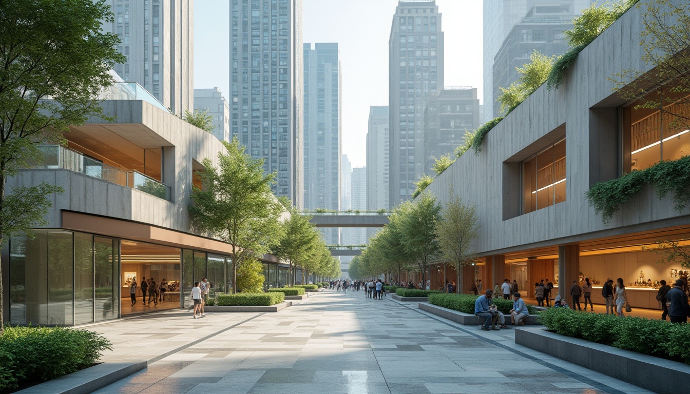 Prompt: Modern science center, urban minimalism, glass facade, steel structure, clean lines, geometric shapes, rooftop garden, greenery walls, wooden accents, sleek floors, minimalist lighting, cityscape background, busy streets, blurred pedestrians, morning light, 3/4 composition, shallow depth of field, soft focus.