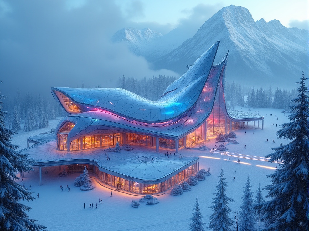 Ski Center Expressionism Style Design Ideas