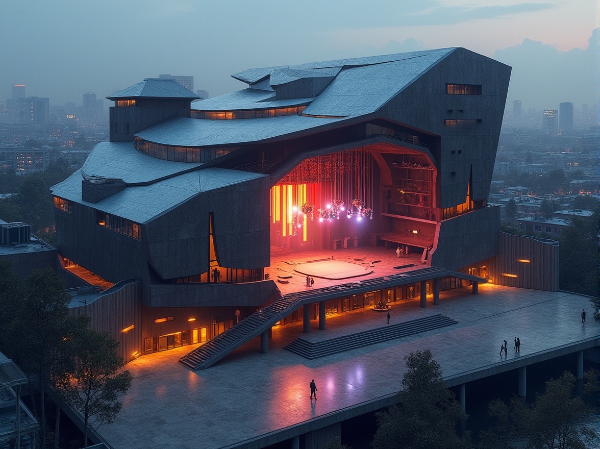 Constructivism Style Concert House Design Ideas