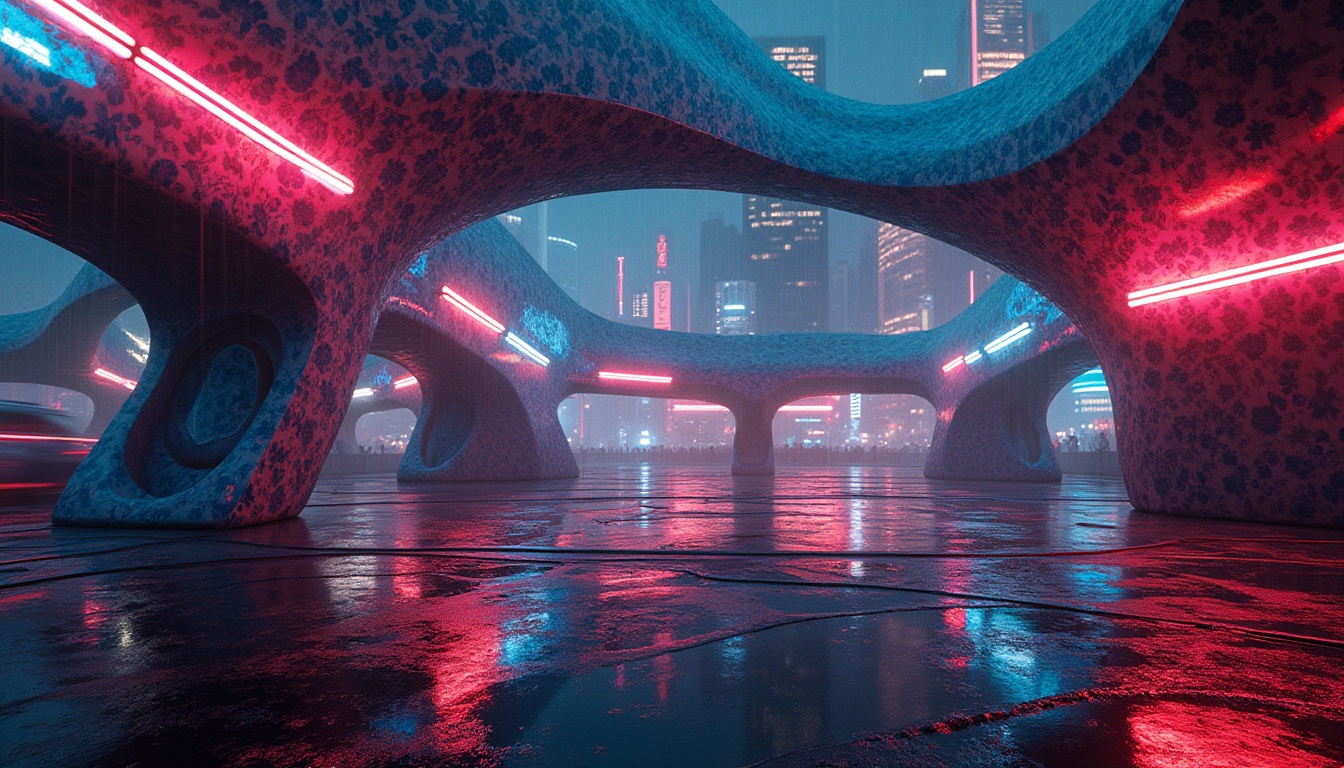 Prompt: Constructivist design, abstract shapes, bold colors, intricate patterns, futuristic fabrics, metallic sheen, iridescent glow, holographic effect, 3D texture, avant-garde architecture, sleek lines, minimalist interior, urban cityscape, neon lights, rainy night, reflection on wet pavement, low-angle shot, cinematic composition, shallow depth of field.