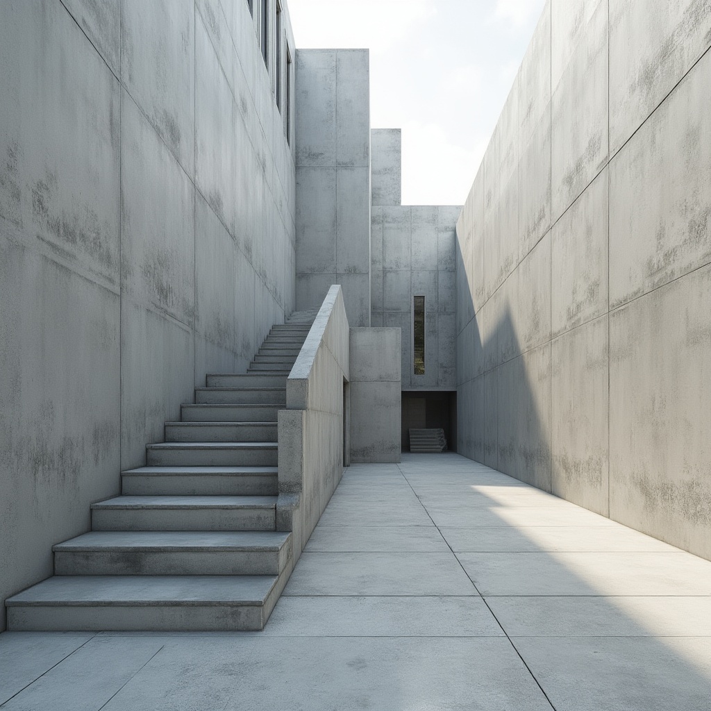 Prompt: Modern building, Plastered concrete wall, sleek minimalist design, urban architectural style, clean lines, geometric shapes, monotone color scheme, subtle texture, smooth finish, natural light, indirect lighting, 3/4 composition, medium shot, shallow depth of field, contemporary atmosphere, industrial chic, brutalist inspiration.