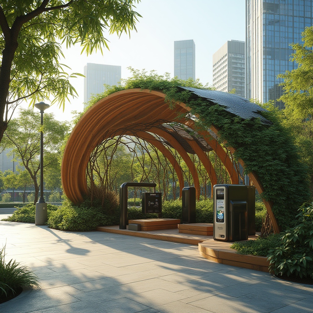 Urban Charging Station Organic Architecture Design Ideas