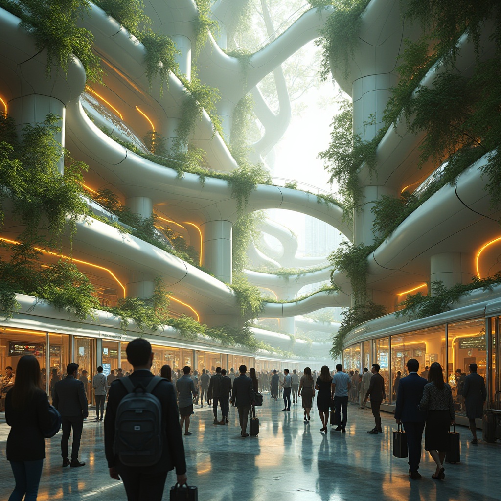 Transportation Hub Organic Architecture Design Ideas