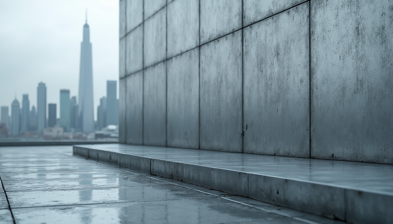 Prompt: modern galvanized steel, metallic sheen, industrial texture, silver-gray color, smooth surface, sleek lines, contemporary architecture, urban skyscraper, cityscape background, cloudy sky, subtle lighting, shallow depth of field, realistic rendering, high-contrast composition.