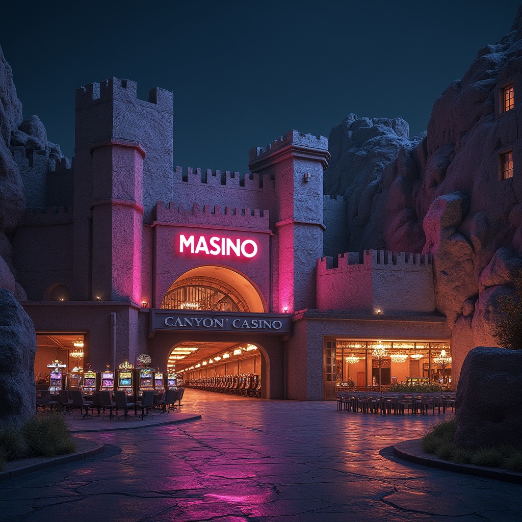 Canyon Casino Brutalism Style Design Ideas