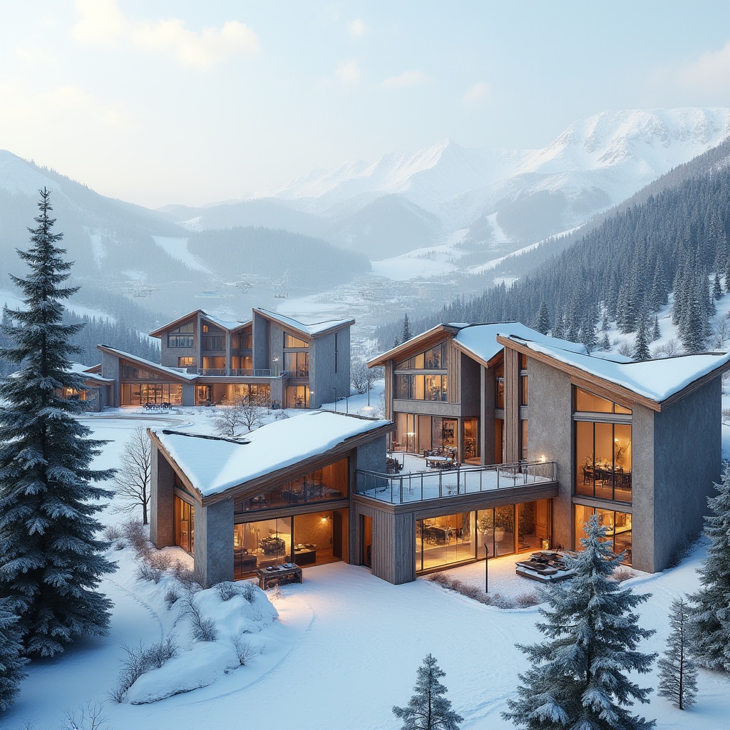 Ski Center Social Housing Style Design Ideas