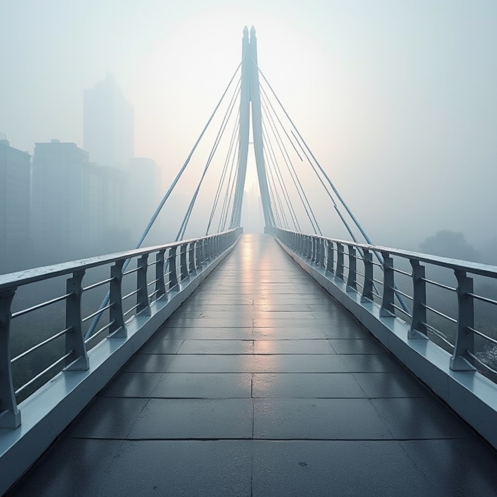 Minimalism Style Pedestrian Bridge Architecture Design Ideas