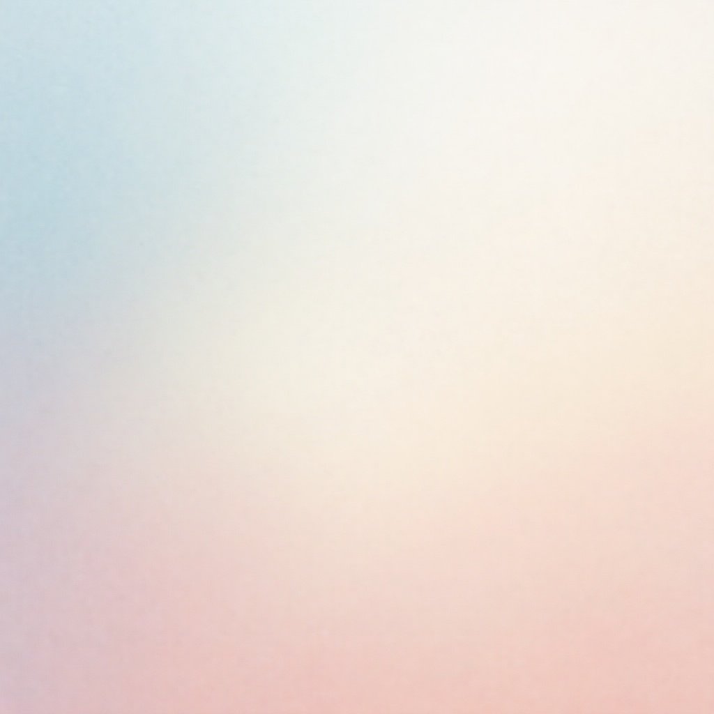 Prompt: Pastel color palette, cohesive design, gradient background, soft pink, baby blue, creamy white, gentle peach, mauve, warm beige, subtle texture, watercolor effect, abstract composition, dreamy atmosphere, 3/4 view, soft focus, natural lighting, serene mood.