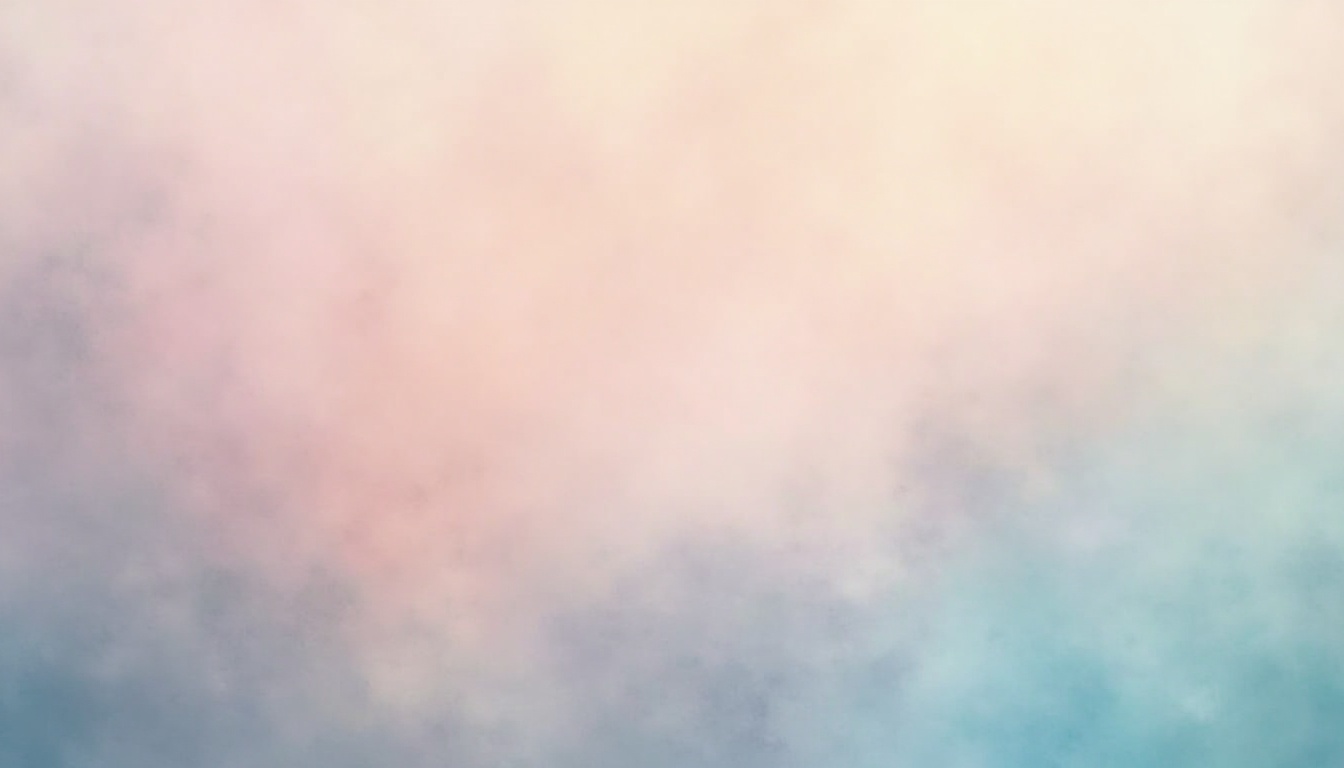 Prompt: "Cohesive color palette, pastel hues, gentle gradient, soft focus, abstract composition, minimalistic background, watercolor texture, blurred edges, subtle contrast, harmonious colors, natural ambiance, warm and calming atmosphere, 3/4 view, panoramic format, cinematic lighting, dreamy mood."