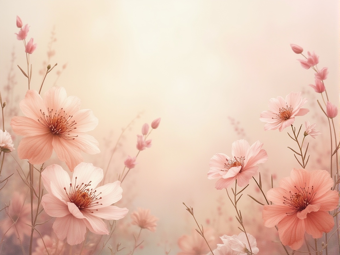 Prompt: Color palette, cohesive, harmonious, pastel, soft gradation, gentle transition, 3 main colors, 2 accent colors, nature-inspired, earthy tones, serene atmosphere, watercolor texture, delicate patterns, floral motifs, elegant composition, minimalist style, artistic abstraction, vibrant yet subtle, morning light, soft focus, cinematic mood.