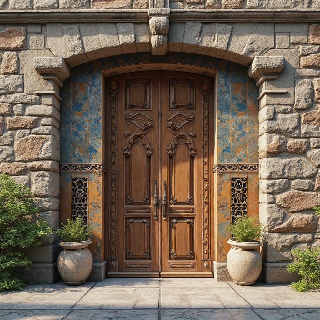 Prompt: Rustic stone walls, weathered wooden planks, distressed metal panels, rough-hewn concrete blocks, ornate ceramic tiles, vibrant mosaic patterns, intricate stucco details, earthy natural materials, organic forms, curved lines, abstract textures, dramatic shadows, warm ambient lighting, high-contrast rendering, realistic normal mapping, detailed bump maps, architectural landmarks, historic building facades, modern urban landscapes, bustling city streets.