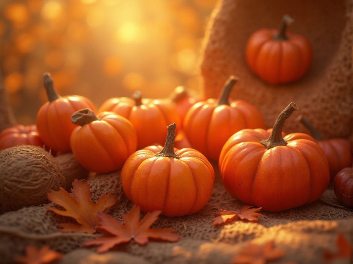 Prompt: Vibrant persimmon hues, warm autumnal tones, rich orange-red shades, earthy terracotta undertones, soft golden light, cozy atmosphere, rustic wooden accents, natural woven textiles, organic shapes, whimsical patterns, playful illustrations, elegant typography, harmonious color balance, 2/3 composition, shallow depth of field, soft focus, warm glow.