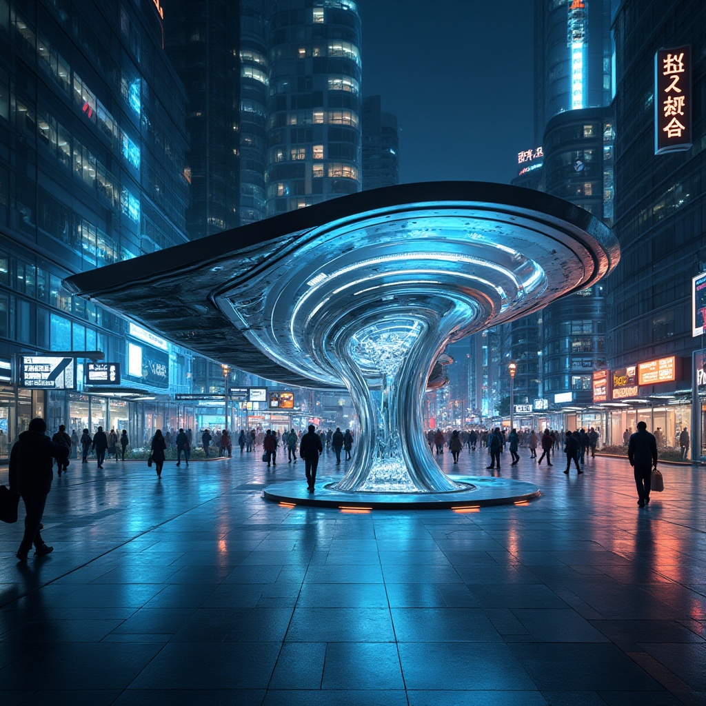 High-tech Style Bus Station Architecture Design Ideas