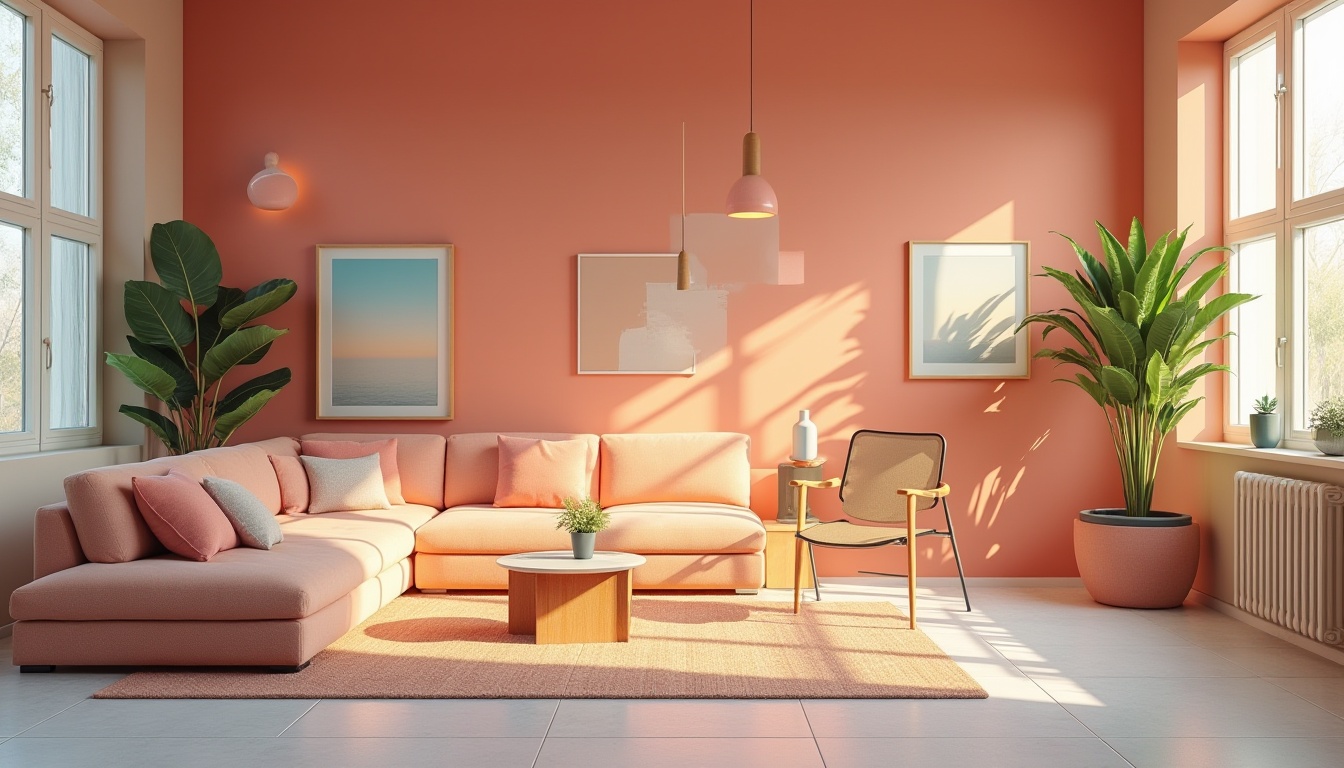 Prompt: Vibrant design studio, modern color palette, harmonious hues, pastel shades, bold accents, contrasting textures, abstract patterns, minimalist composition, natural light sources, warm atmospheric mood, shallow depth of field, 1/1 aspect ratio, realistic renderings, ambient occlusion.Please let me know if you need any adjustments or if this meets your requirements!