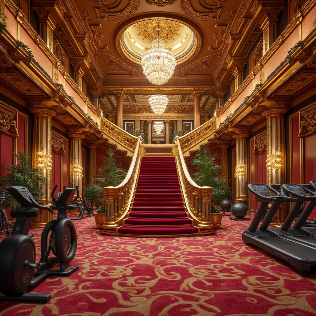 Baroque Style Fitness Club Architecture Design Ideas