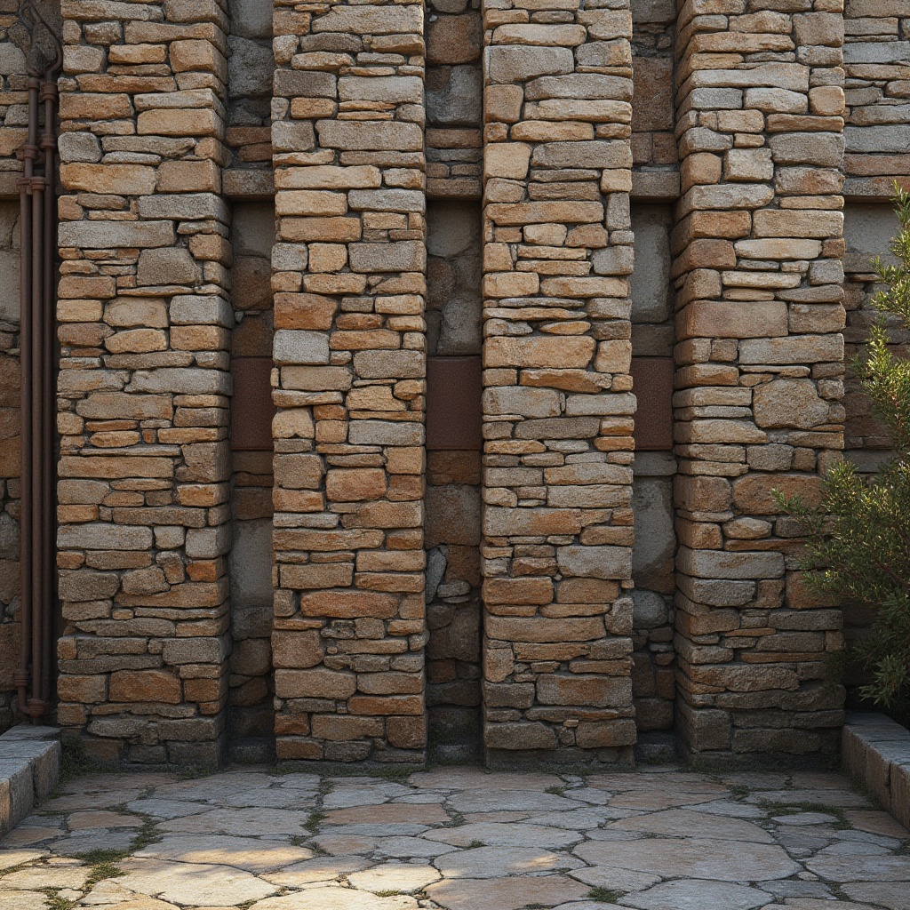 Prompt: Rough stone walls, weathered wooden planks, rusted metal facades, tactile brick textures, intricate mosaics, natural rock formations, earthy tones, organic shapes, brutalist architecture, industrial chic, distressed finishes, urban landscapes, cityscapes, dramatic lighting, high contrast ratios, shallow depth of field, 1/1 composition, realistic rendering, ambient occlusion.