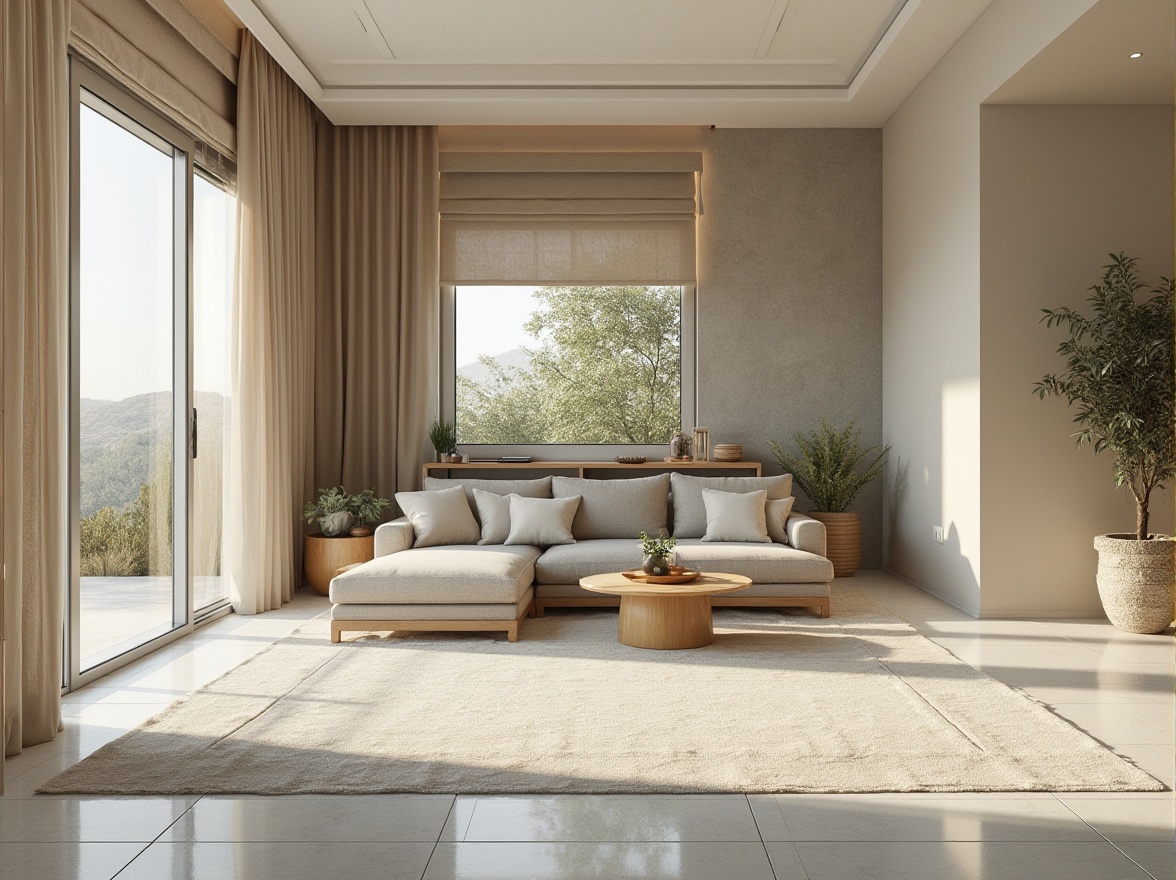 Prompt: Elegant villa facade, floor-to-ceiling windows, sliding glass doors, sheer curtains, flowing drapes, minimalist valances, sleek roller shades, natural linen fabrics, warm neutral tones, subtle patterns, luxurious textiles, chrome accents, modern hardware, soft diffused lighting, 1/1 composition, shallow depth of field, realistic reflections.