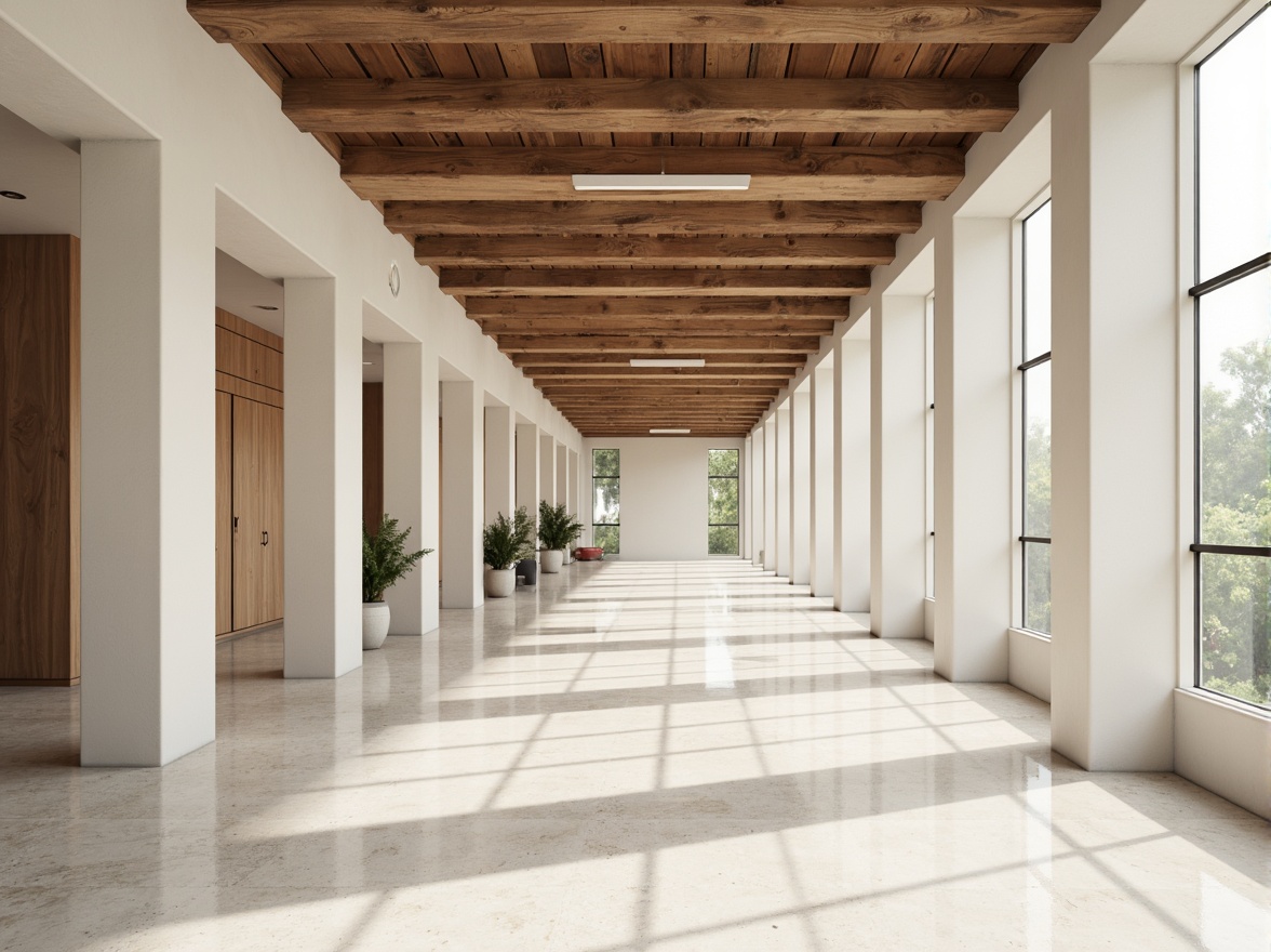 Prompt: Monochromatic color scheme, soft pastel hues, creamy whites, rich wood tones, industrial metals, sleek glass surfaces, modern minimalist architecture, empty spaces, natural light pouring in, subtle texture contrasts, shallow depth of field, 1/1 composition, realistic reflections, ambient occlusion.