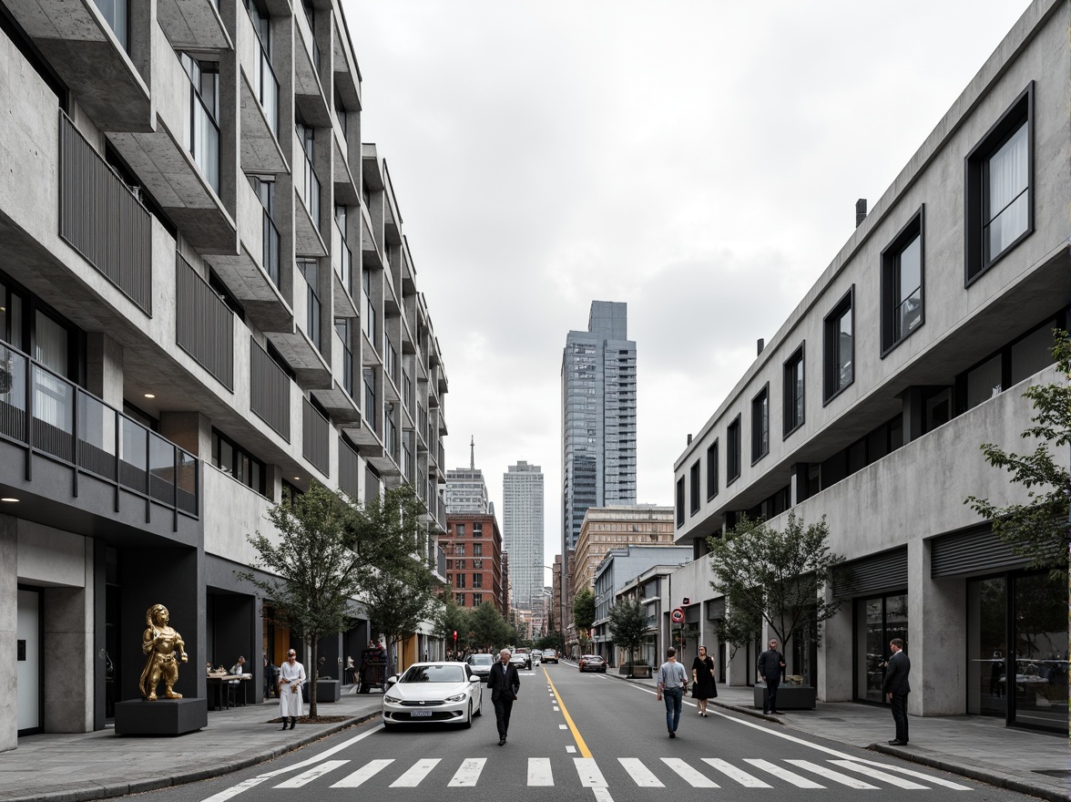 Prompt: Clean lines, minimalist aesthetic, industrial materials, exposed ductwork, open floor plans, functional simplicity, rectangular forms, cantilevered roofs, steel beams, concrete foundations, large windows, sliding glass doors, urban cityscape, busy streets, modern skyscrapers, abstract sculptures, monochromatic color scheme, high contrast lighting, shallow depth of field, 2/3 composition, dramatic shadows, realistic textures.