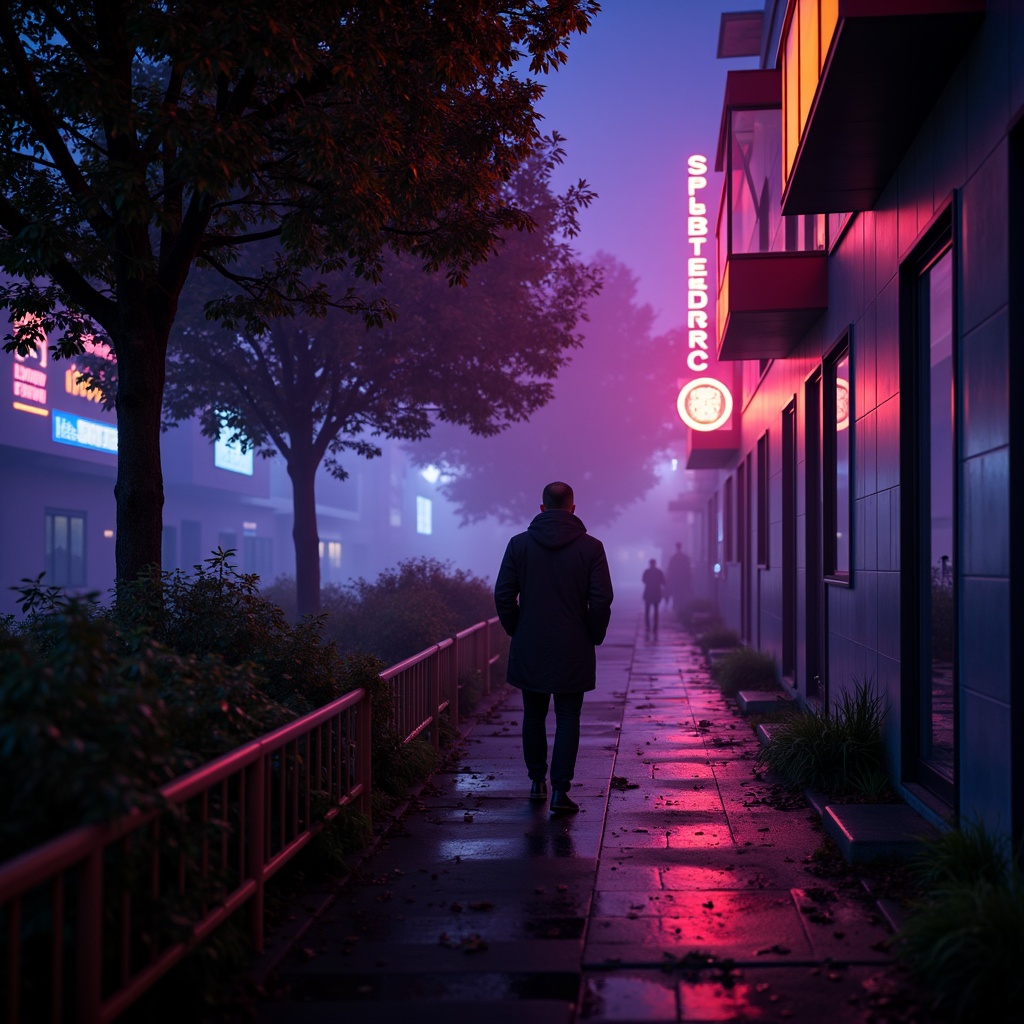 Prompt: 1 aspect ratio, cinematic Dutch angle shots, unsettling color grading, desaturated skin tones, neon-lit nocturnal ambiance, cyberpunk aesthetic, dystopian futuristic mood, eerie ambient sound design, avant-garde cinematography.