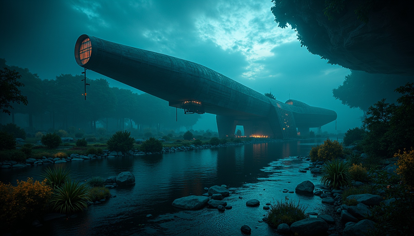 Prompt: Mysterious underwater world, dark cyan hues, bioluminescent accents, iridescent shells, glowing jellyfish, nebula-inspired clouds, futuristic spaceship wreckage, abandoned research facilities, eerie atmospheric lighting, shallow depth of field, 1/2 composition, cinematic view, realistic water effects, ambient occlusion.