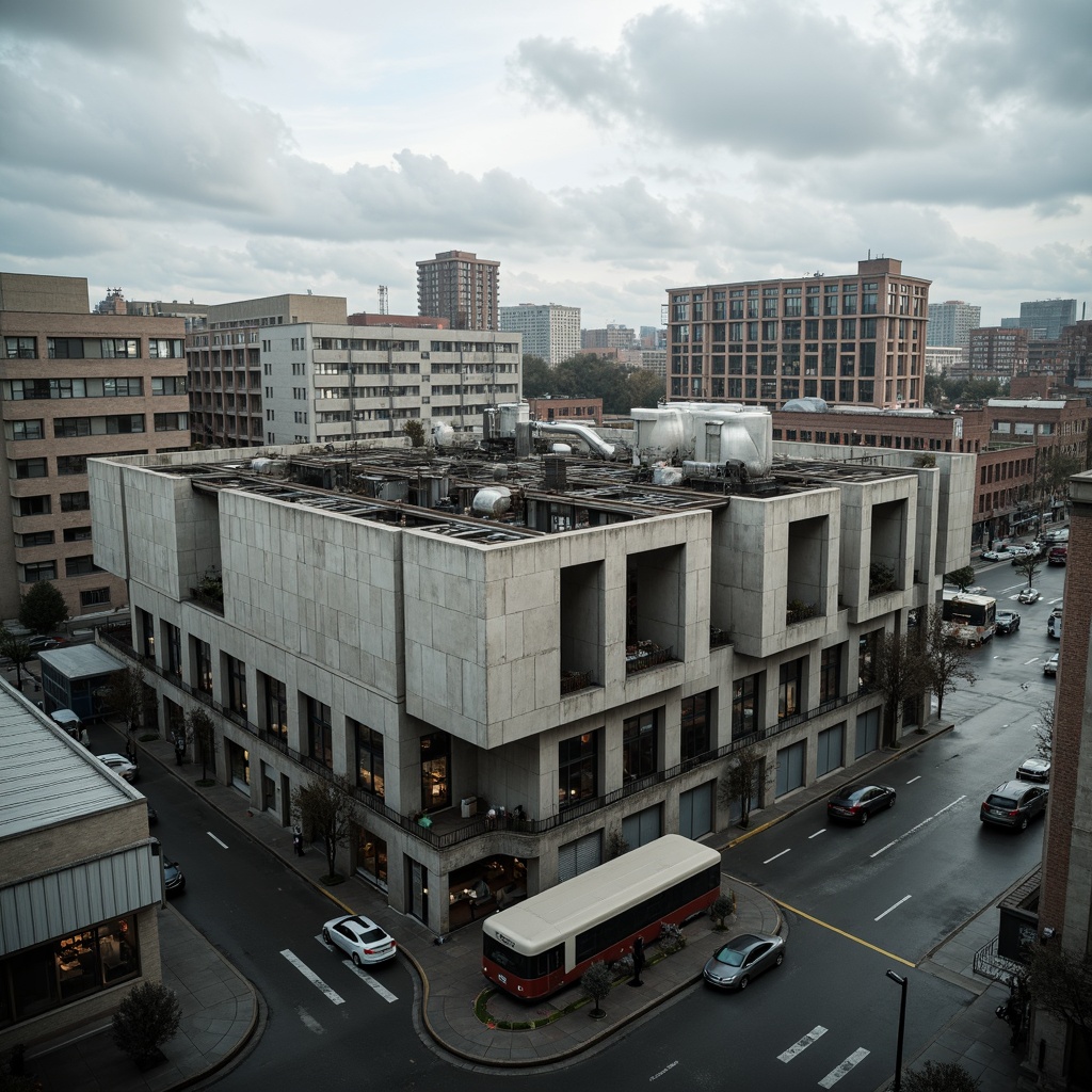 Distribution Center Brutalism Style Architecture Design Ideas