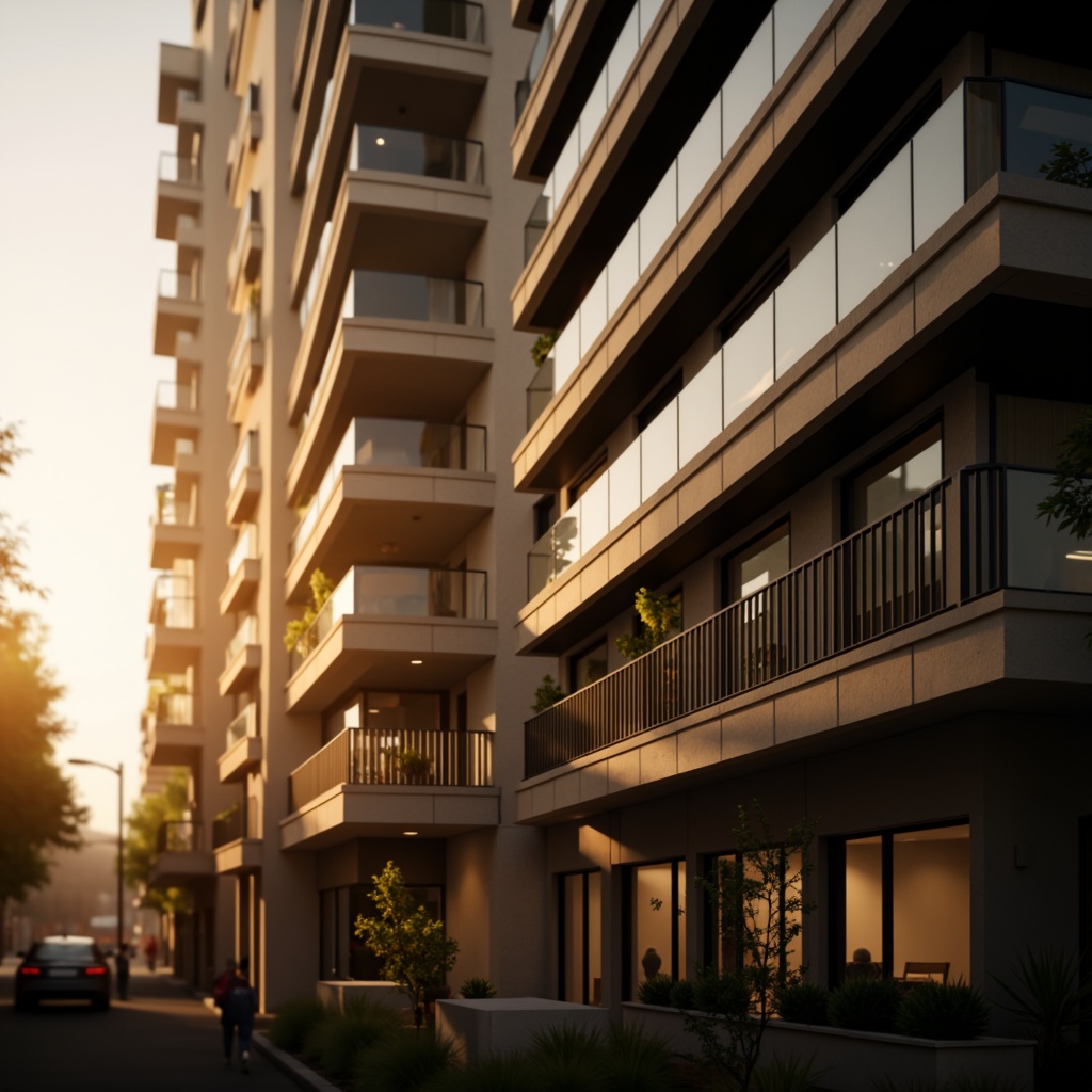 Prompt: Dramatic building facade, warm golden lighting, soft shadows, subtle gradient effects, high-contrast highlights, realistic ambient occlusion, cinematic camera angles, 3/4 composition, shallow depth of field, bokeh blur, sunlit windows, glass reflections, modern architecture, sleek lines, minimalist design, urban cityscape, misty atmosphere, evening twilight, warm color palette, soft focus, atmospheric haze.Please let me know if this meets your requirements!