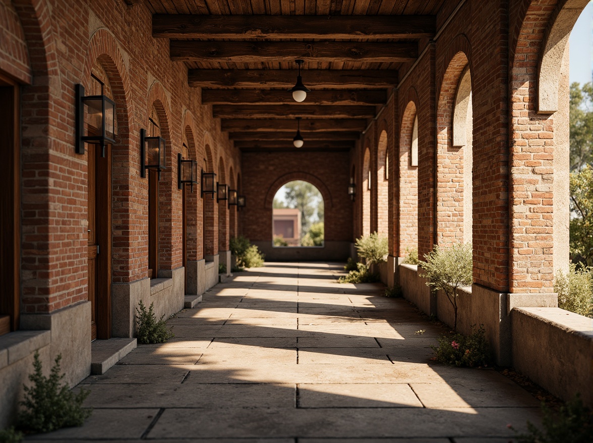 Prompt: Rustic brick walls, distressed textures, earthy tones, vintage charm, ornate stone carvings, intricate mortar patterns, weathered facades, nostalgic ambiance, warm golden lighting, shallow depth of field, 1/2 composition, realistic normal maps, ambient occlusion, detailed bump maps.