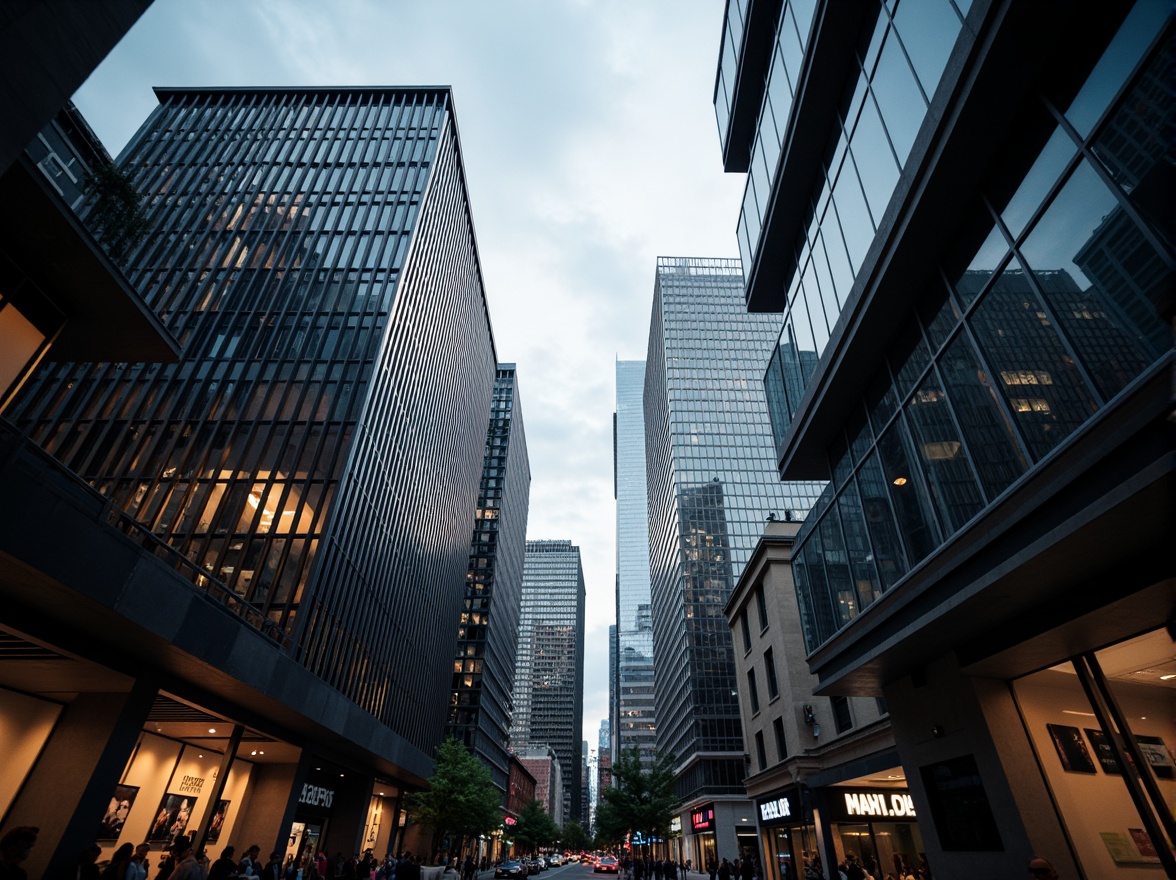 Prompt: Monochromatic skyscrapers, sleek metallic surfaces, bold geometric patterns, vibrant neon lights, urban cityscape, cloudy grey skies, dramatic low-angle shots, cinematic lighting, shallow depth of field, 1/2 composition, realistic reflections, ambient occlusion.Let me know if this meets your requirements!