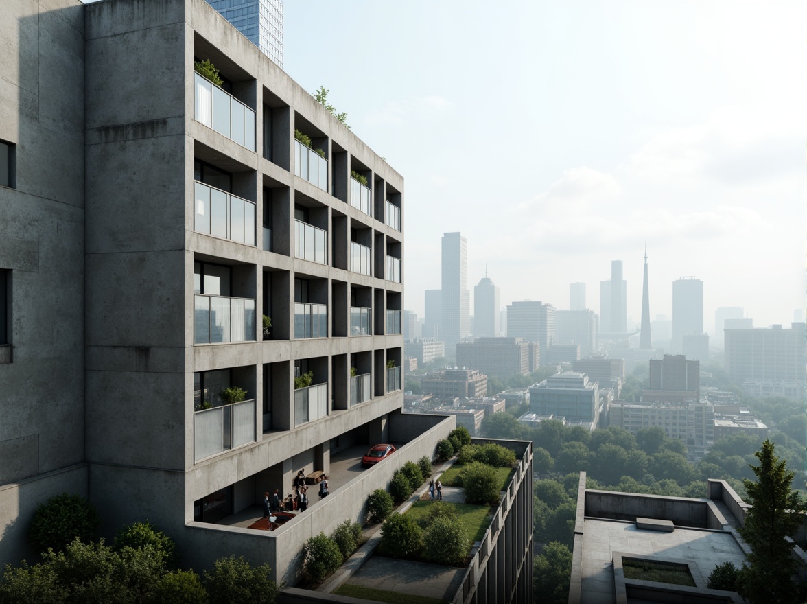 Prompt: Sleek watchtower, modernist facade, rectangular prisms, cantilevered floors, large glass windows, minimalist ornamentation, industrial materials, exposed concrete walls, metallic accents, futuristic aesthetic, urban landscape, city skyline, misty morning, soft natural light, shallow depth of field, 1/1 composition, realistic textures, ambient occlusion.