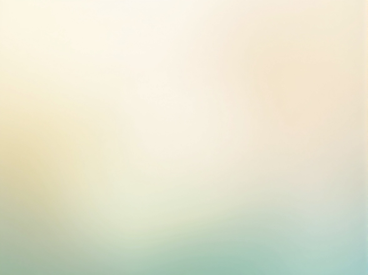 Prompt: Soft pastel hues, gentle gradient transitions, calming color harmony, soothing beige tones, creamy whites, pale blues, muted greens, warm golden accents, subtle texture overlays, elegant typography, minimalist composition, natural lighting, shallow depth of field, 1/1 aspect ratio, realistic reflections, ambient occlusion.