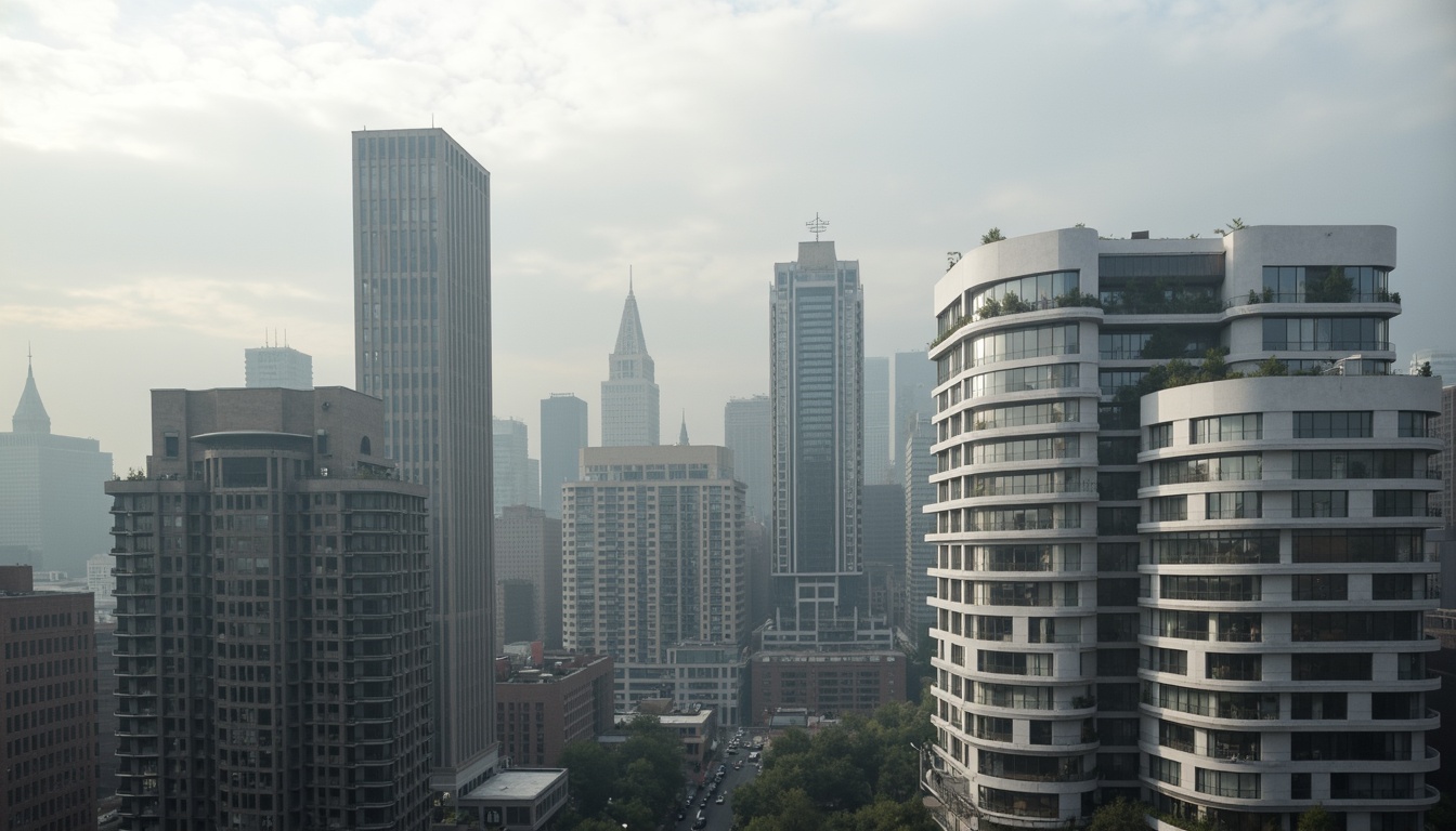 Prompt: Sleek watching towers, modernist architecture, minimalist design, clean lines, rectangular forms, cantilevered structures, reinforced concrete materials, industrial metal accents, geometric patterns, functional simplicity, urban cityscape, foggy morning atmosphere, high-angle view, dramatic shadows, abstract composition, shallow depth of field.