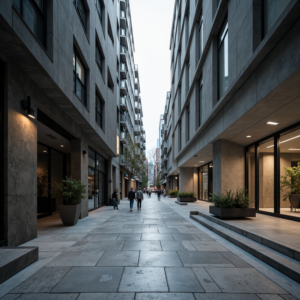 Prompt: Polished marble floors, sleek metal surfaces, rough concrete walls, smooth glass facades, minimalist ornamentation, industrial-style pipes, exposed ductwork, brutalist architecture, functional simplicity, urban cityscape, moody overcast lighting, shallow depth of field, 1/2 composition, cinematic perspective, realistic reflections, ambient occlusion.