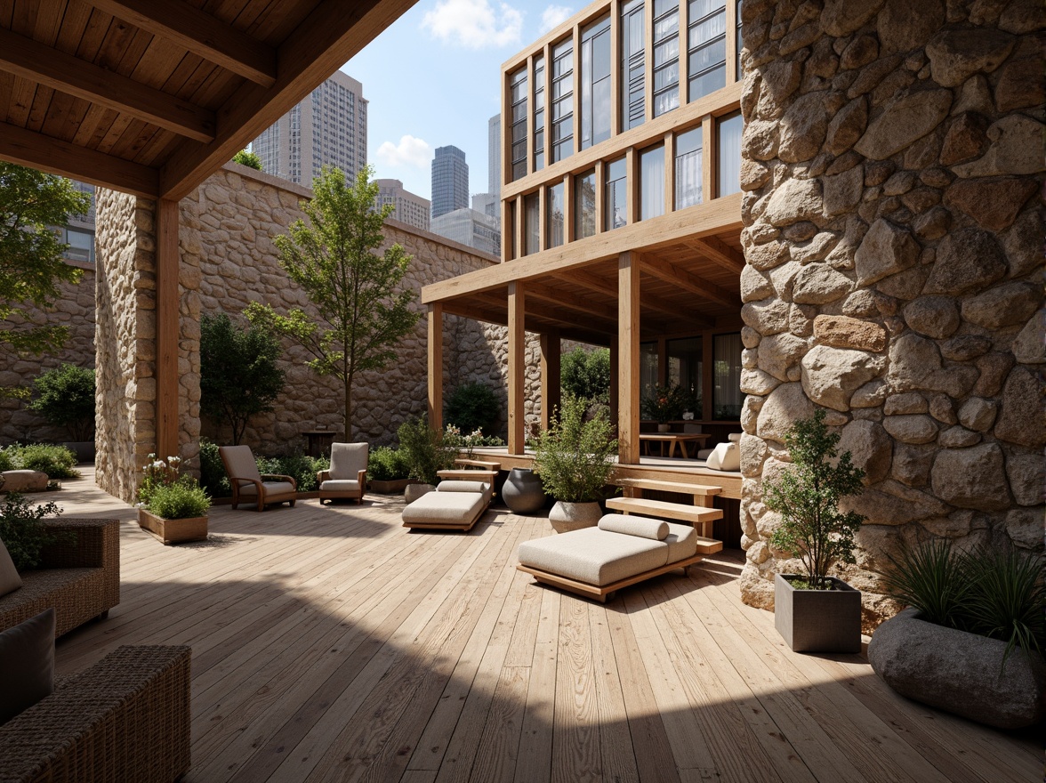 Prompt: Rustic wooden planks, weathered stone walls, rough-hewn boulders, earthy tones, natural textures, organic shapes, intricate patterns, ambient occlusion, warm soft lighting, shallow depth of field, 3/4 composition, realistic renderings, modern minimalist design, sleek lines, industrial materials, metallic accents, urban landscapes, city skylines, atmospheric perspective.