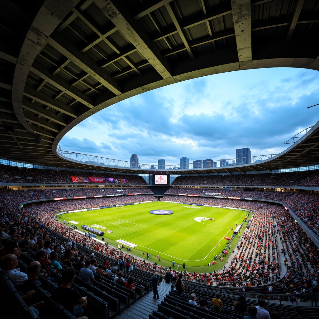 Brutalism Style Football Stadium Architecture Design Ideas