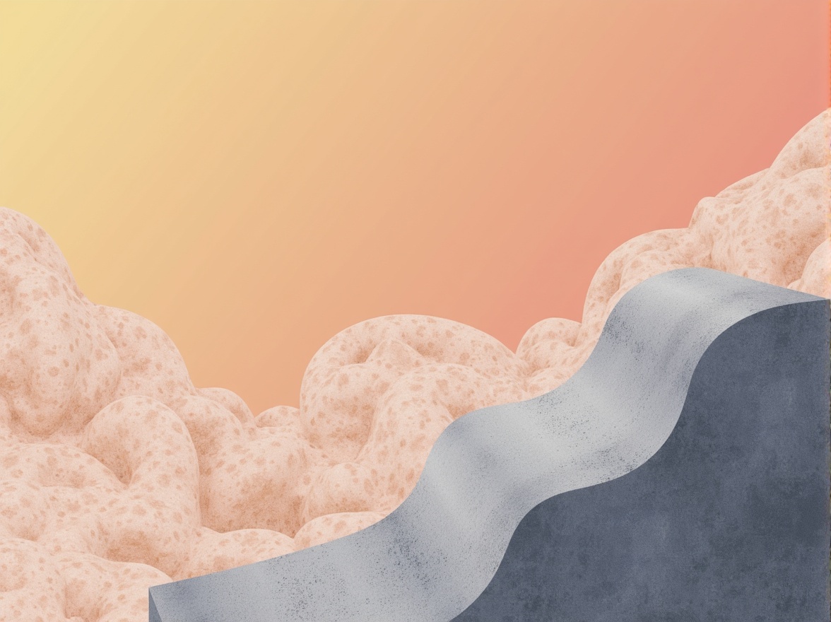 Prompt: Vibrant pastel hues, soft peach tones, rich charcoal greys, creamy whites, bold navy blues, warm golden yellows, modern minimalist aesthetic, clean lines, simple shapes, natural textures, subtle gradients, atmospheric lighting, 1/1 composition, shallow depth of field, realistic renderings, ambient occlusion.