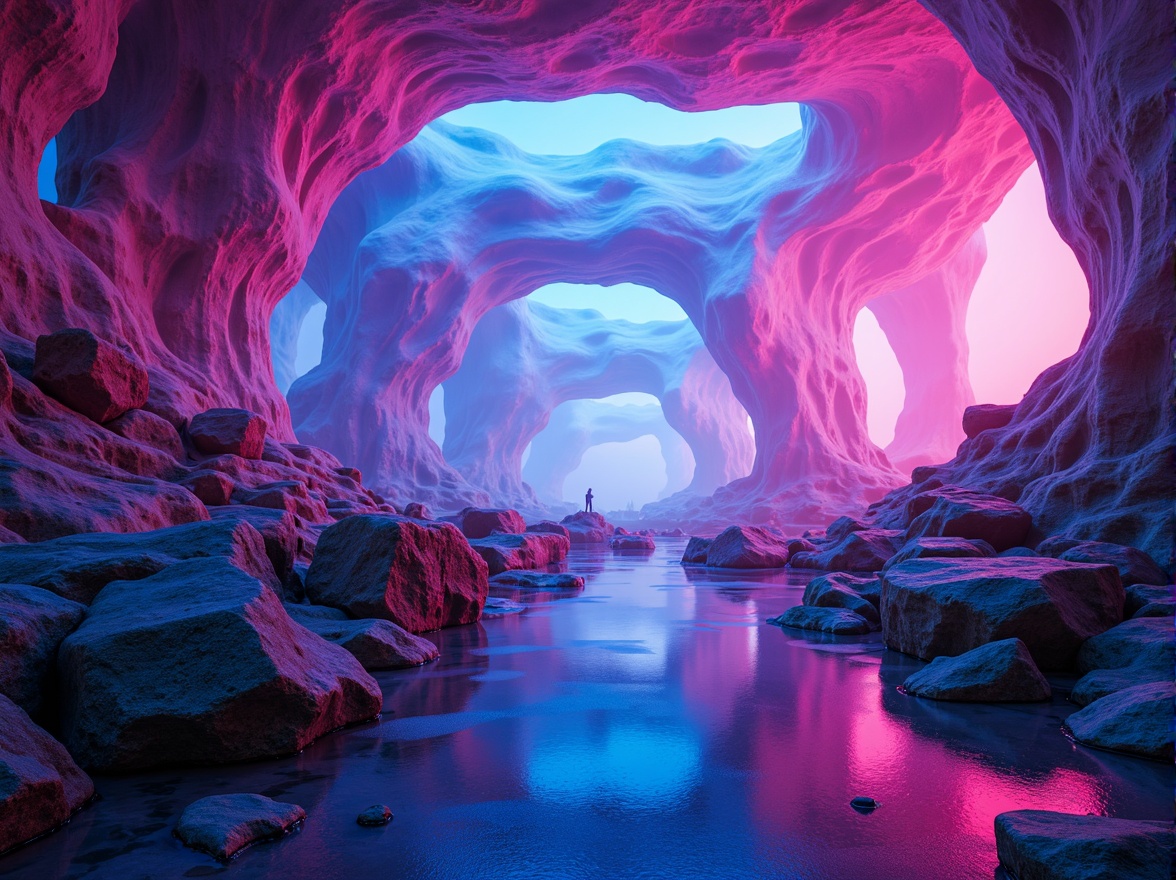 Prompt: Vibrant neon hues, iridescent sheen, glowing accents, futuristic metallic tones, soft pastel shades, electric blue undertones, luminescent whites, dark mysterious shadows, abstract geometric patterns, holographic effects, LED-inspired lights, cyberpunk atmosphere, surreal landscapes, dreamy ambiance, 3D modeling, low-poly aesthetic, stylized realism, high-contrast lighting, cinematic composition.