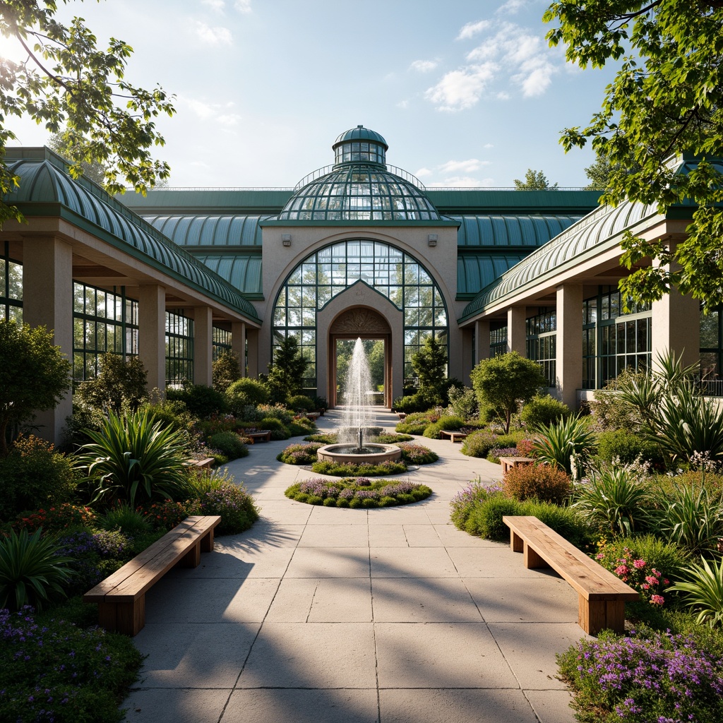 Art Deco Style Greenhouse Building Design Ideas