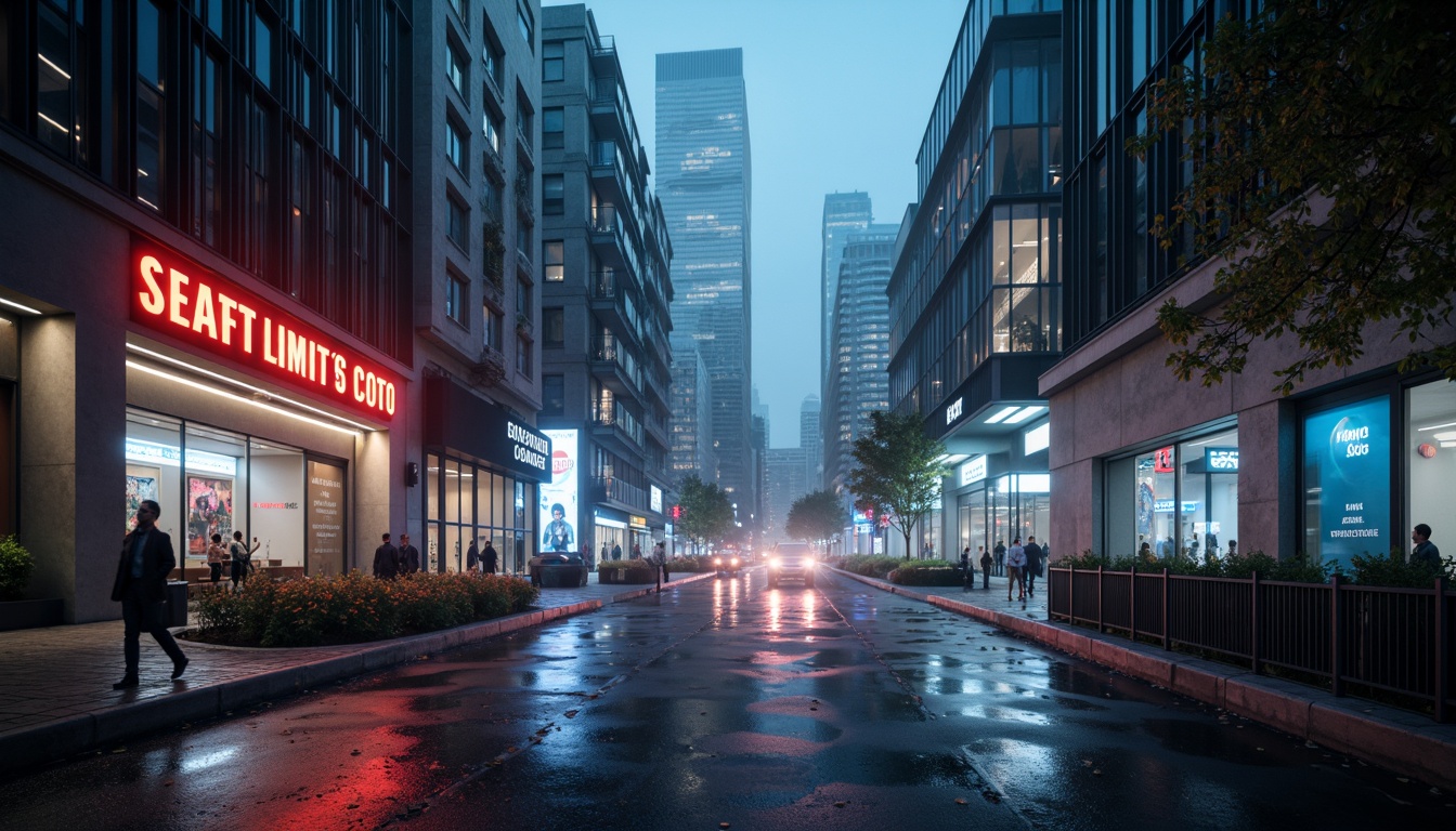 Prompt: Ethereal misty ambiance, soft warm glow, vibrant neon lights, futuristic cityscape, sleek skyscrapers, bustling streets, rainy night scene, reflective wet pavement, foggy alleys, mysterious shadows, dramatic spotlights, colorful LED installations, ambient occlusion, cinematic depth of field, 1/1 composition, realistic textures, subtle lens flares.