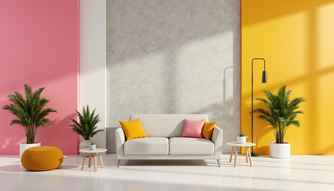 Prompt: Vibrant design studio, modern minimalist aesthetic, bold color accents, pastel hues, neutral backgrounds, monochromatic schemes, analogous harmonies, triadic contrasts, split-complementary palettes, warm golden lighting, soft focus, shallow depth of field, 1/1 composition, realistic textures, ambient occlusion.