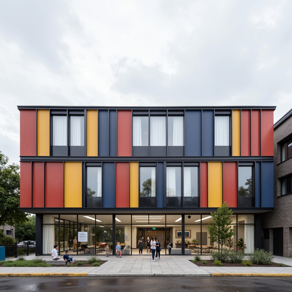 Bauhaus Style Elementary School Architecture Design Ideas