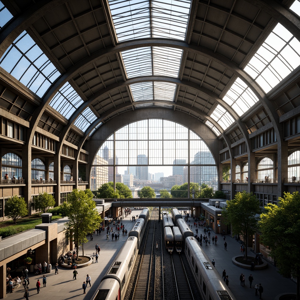 Train Station Green Architecture Design Ideas