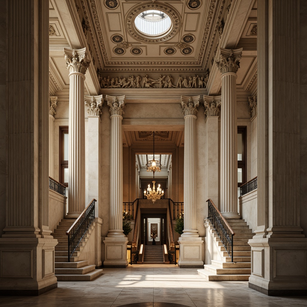 Neoclassicism Style Library Architecture Design Ideas