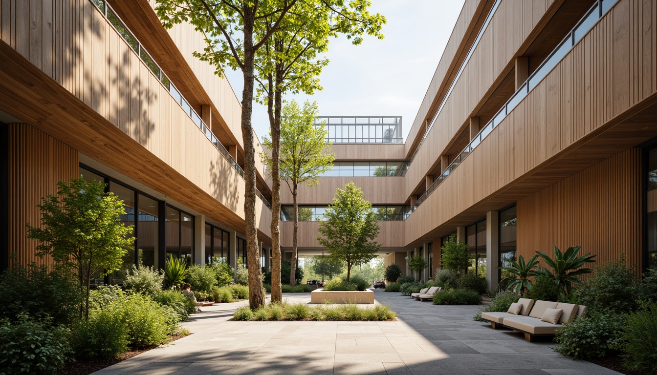 Prompt: Bright atrium, high ceilings, clerestory windows, skylights, glass roofs, natural ventilation, open floor plans, minimalist interior design, earthy color palette, wooden accents, stone flooring, lush green walls, living plants, morning sunlight, soft warm glow, gentle shadows, 1/1 composition, shallow depth of field, realistic textures, ambient occlusion.