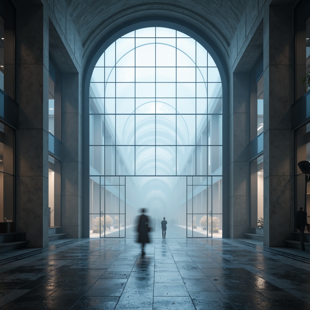 Prompt: Ethereal gate, iridescent glass doors, luminous archways, delicate steel frames, misty morning atmosphere, soft diffused light, subtle shadows, refined minimalist design, elegant curves, sophisticated LED lighting, ambient occlusion, shallow depth of field, 3/4 composition, realistic reflections, transparent surfaces, glowing accents, airy open spaces, peaceful ambiance.