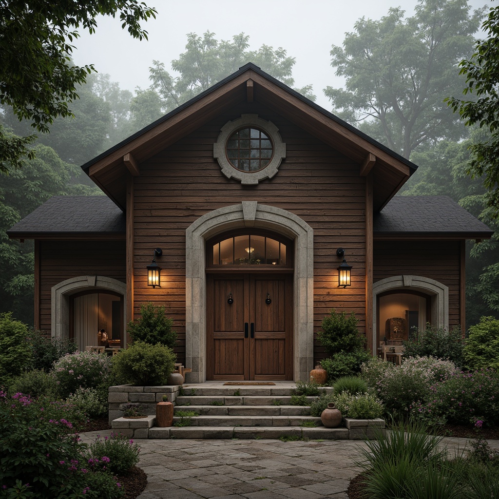 Visitor Center Romanticism Style Building Design Ideas