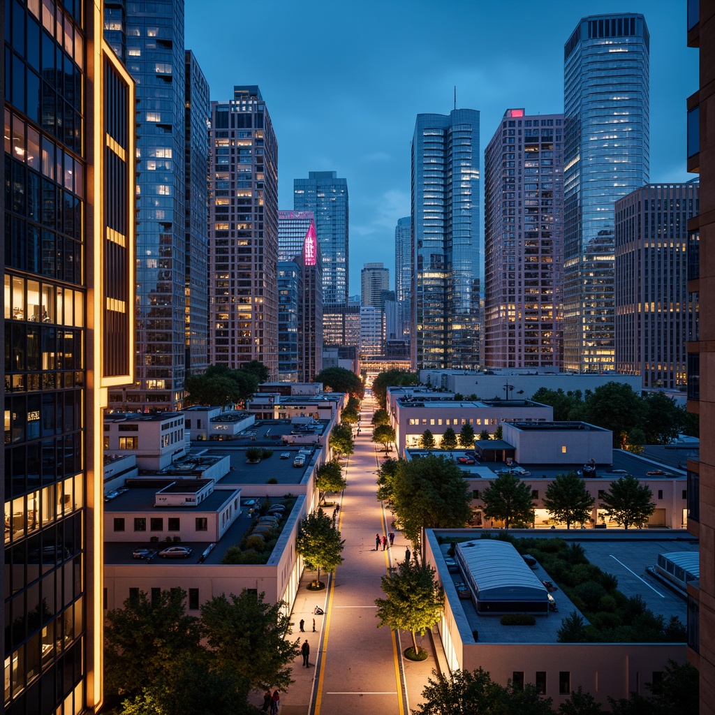 Prompt: Vibrant cityscape, neon lights, futuristic skyscrapers, bold color blocking, contrasting hues, harmonious palette, monochromatic schemes, warm beige tones, cool blue accents, green roofs, urban landscape, bustling streets, modern architecture, sleek glass facades, metallic surfaces, LED lighting, nighttime ambiance, shallow depth of field, 1/1 composition, realistic textures, ambient occlusion.