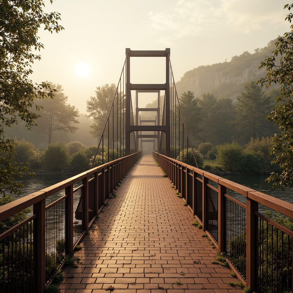 Romanticism Style Pedestrian Bridge Architecture Design Ideas