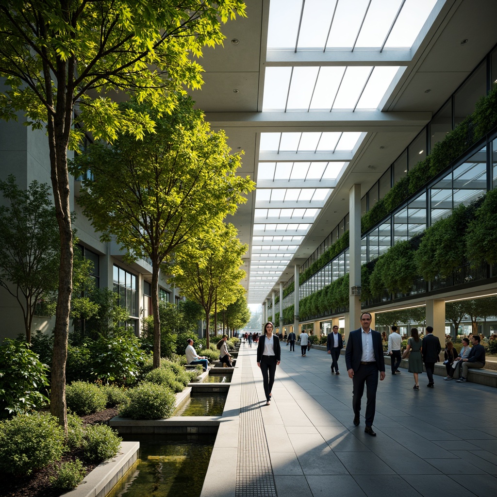 Prompt: Vibrant metro station interior, natural light pouring in, lush green walls, living trees, flowing water features, seamless landscape integration, modern architecture, sleek lines, minimalist design, large glass windows, open spaces, urban connectivity, busy commuter atmosphere, rush hour scenes, dynamic lighting effects, 3/4 composition, realistic textures, ambient occlusion.